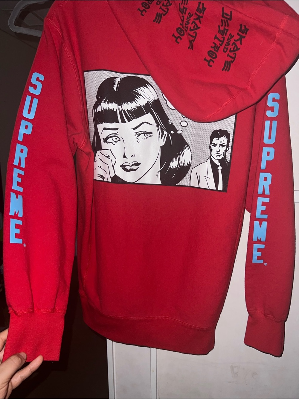 Supreme Thrasher Girlfriend Hoodie Red Size Large Brand New SS17 Authentic Rare